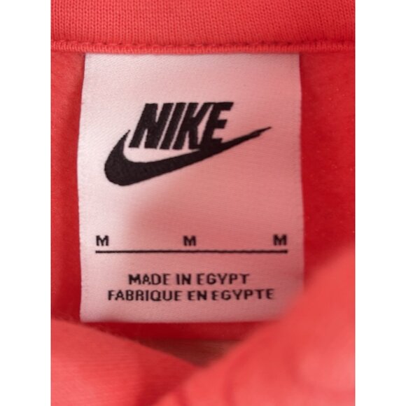 Nike Center Swoosh AOP Hoodie Men’s Medium Rose Pullover Fleece Sweatshirt - Picture 6 of 16